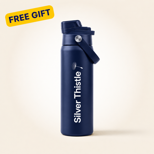Silver Thistle Water Bottle